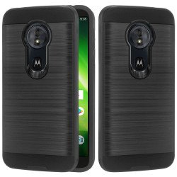 Moto G6 Play / Moto G6 Forge (MOTO G Play 6th Gen) Armor Hybrid Case (Black)